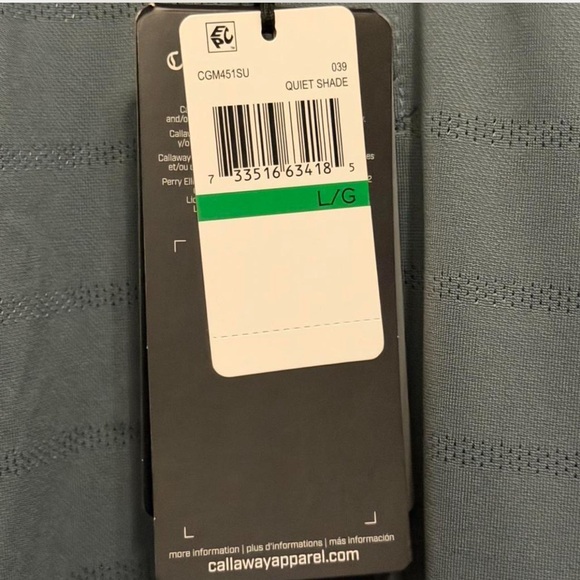 Official Mercedes Benz Callaway Gray Polo Shirt with Logo - Picture 4 of 6